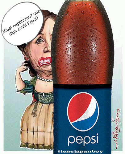 ¿Cuál Pepsi? Chayito salpica.
