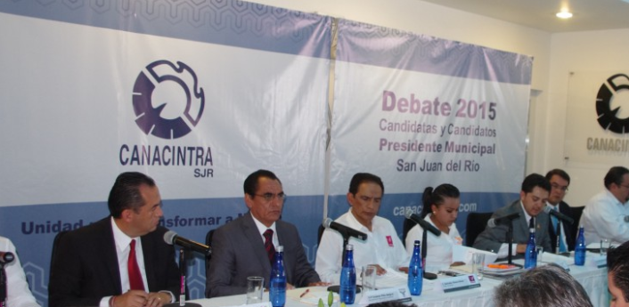 Debate organizado por la CANACINTRA